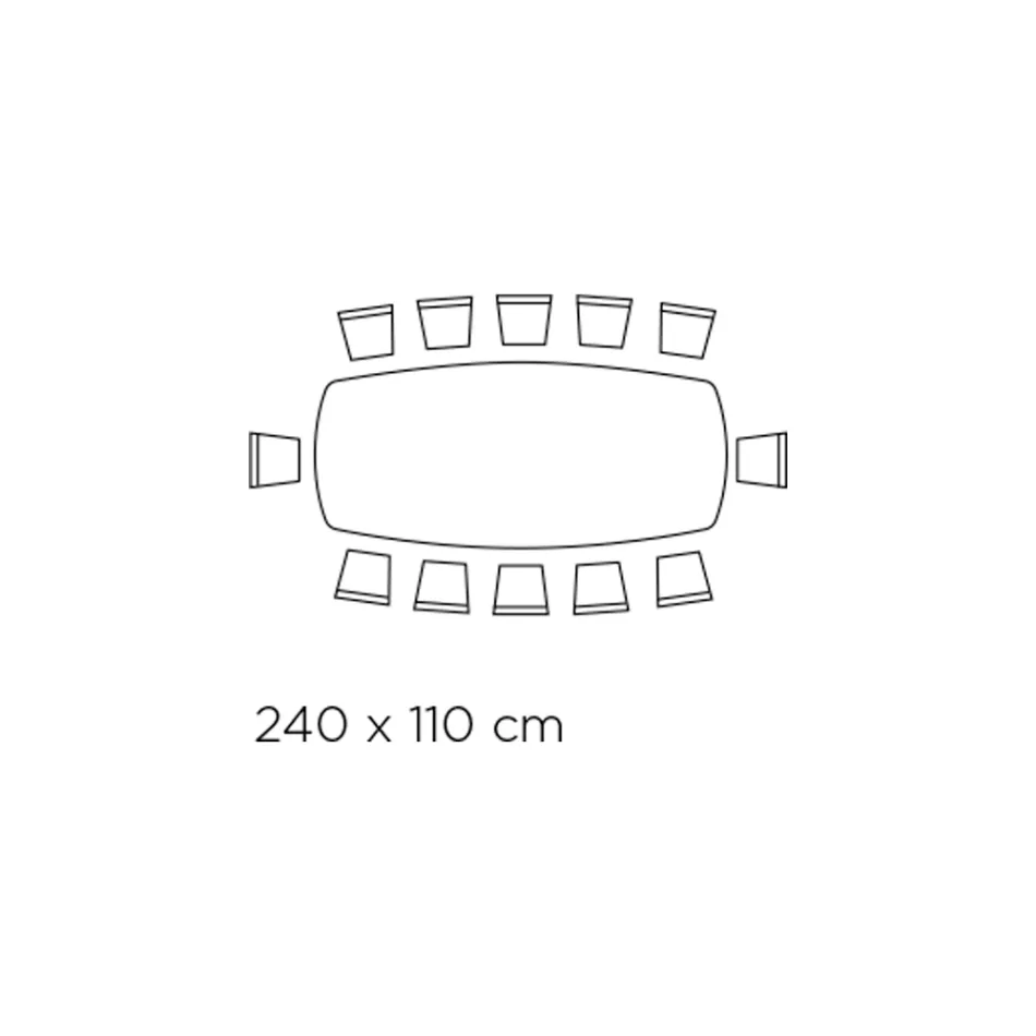 Tavolo Fisso in Ceramica Amazzonite Lucido Made in Italy - Grotta  Viadurini