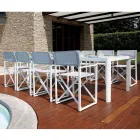 Tavolo Giardino Allungabile a 240 cm con Struttura in Alluminio - Geoffroy Viadurini