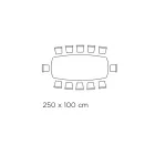 Tavolo in Ceramica Nero Greco Lucido Made in Italy - Grotta  Viadurini