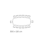 Tavolo in Ceramica Nero Greco Lucido Made in Italy - Grotta  Viadurini