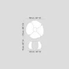 Tavolo in legno di rovere spazzolato con finitura in cera Andy Viadurini