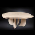 Tavolo in legno di rovere spazzolato con finitura in cera Andy Viadurini