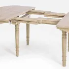 Tavolo in Legno Massello Allungabile Fino a 382 cm Homemotion - Brindisi Viadurini