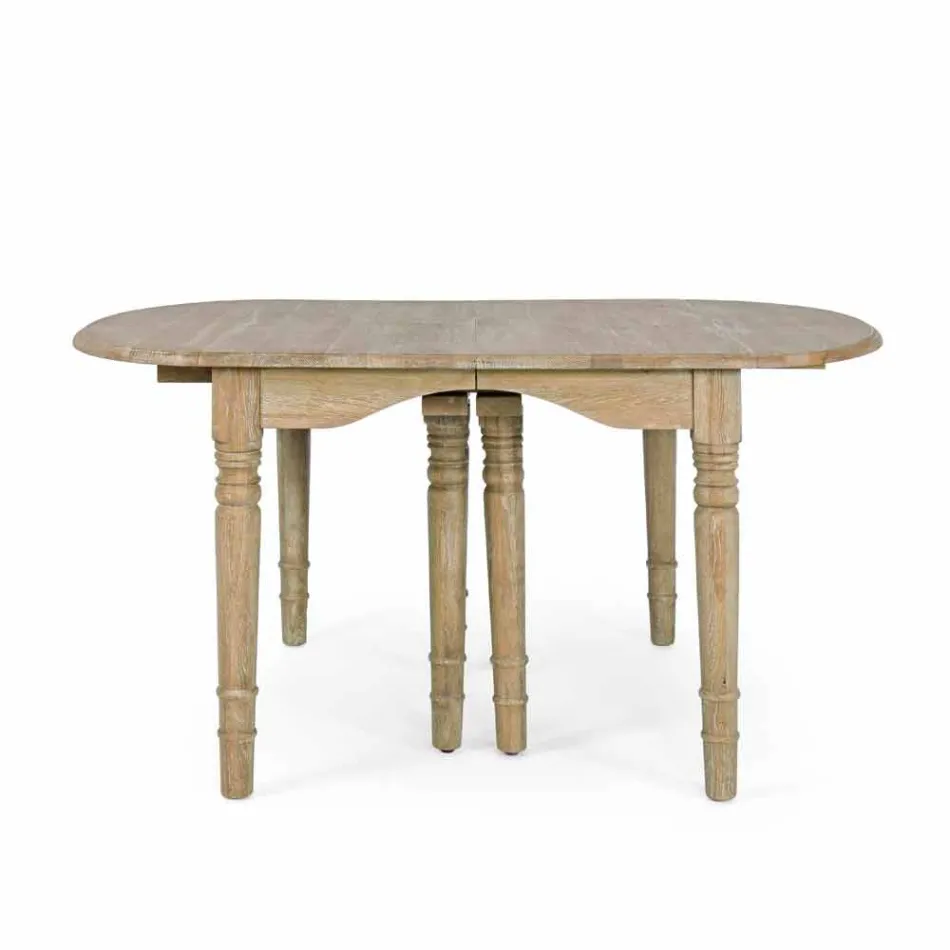 Tavolo in Legno Massello Allungabile Fino a 382 cm Homemotion - Brindisi Viadurini