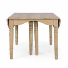 Tavolo in Legno Massello Allungabile Fino a 382 cm Homemotion - Brindisi Viadurini