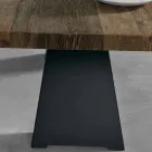 Tavolo in legno massello di design realizzato in Italia Zerba Viadurini