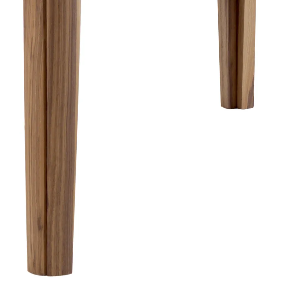 Tavolo in legno massello moderno quadrato Grilli York fatto in Italia Viadurini