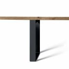 Tavolo in legno massello ontano naturale design moderno, Antonio Viadurini