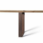 Tavolo in legno massello ontano naturale design moderno, Antonio Viadurini