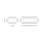 Tavolo in Legno Melaminico Allungabile Fino a 470 cm Made in Italy – Gordito Viadurini