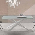 Tavolo in Vetro Allungabile, dal Design Moderno - Marliana