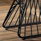 Tavolo in vetro temperato di design moderno fatto in Italia, Mitia Viadurini