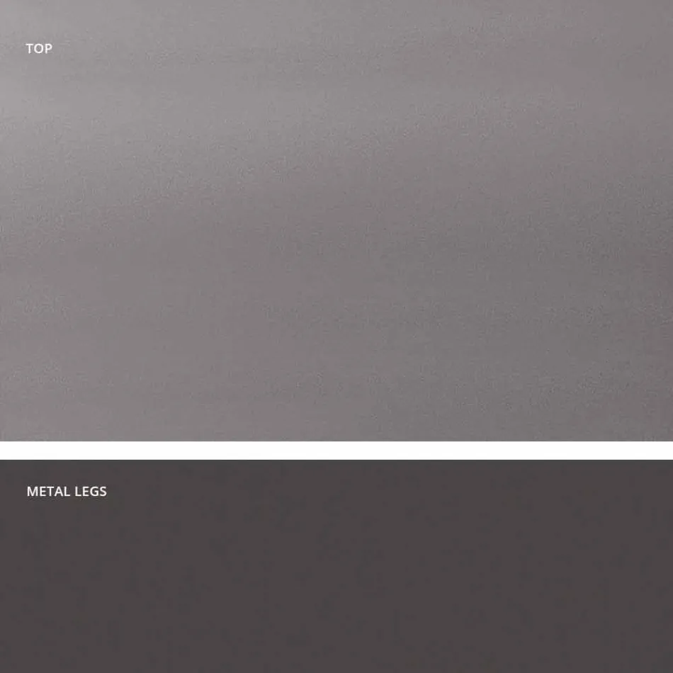 Tavolo in vetro temperato di design moderno fatto in Italia, Mitia Viadurini