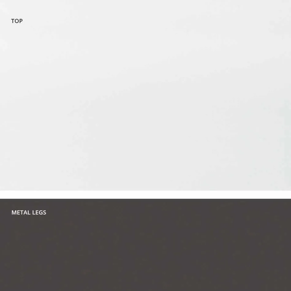 Tavolo in vetro temperato di design moderno fatto in Italia, Mitia Viadurini