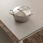 Tavolo in vetroceramica allungabile a libro fino a 240 cm Terni Viadurini