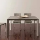 Tavolo in vetroceramica allungabile a libro fino a 240 cm Terni Viadurini