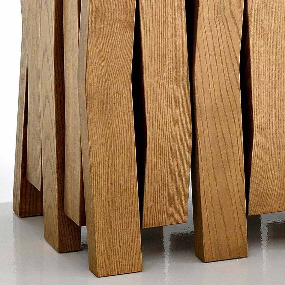 Tavolo in vetroceramica di moderno design fatto in Italia, Egisto Viadurini