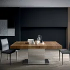 Tavolo Moderno Allungabile Fino a 480 cm in Legno Made in Italy - Michael Viadurini
