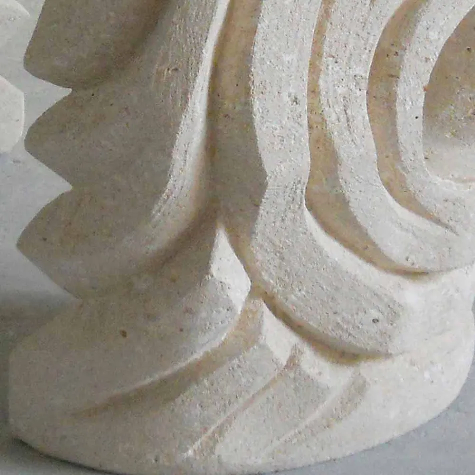 Tavolo ovale di petra con piano in cristallo di design moderno Erinni Viadurini