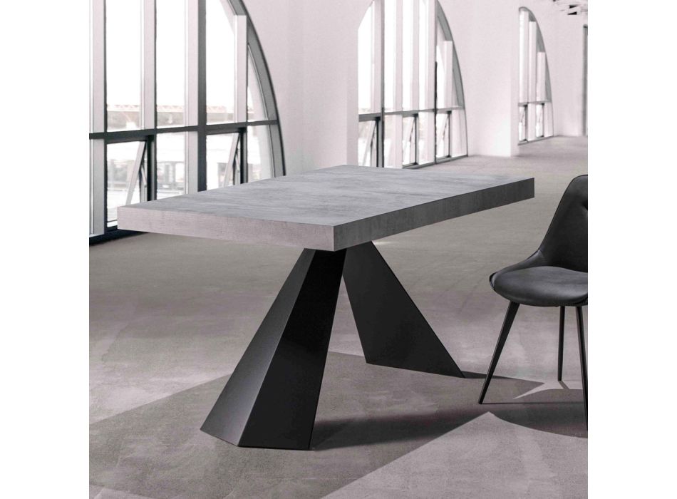 Tavolo per Sala da Pranzo con Piano Allungabile Fino a 290 cm in Legno - Doriano Viadurini