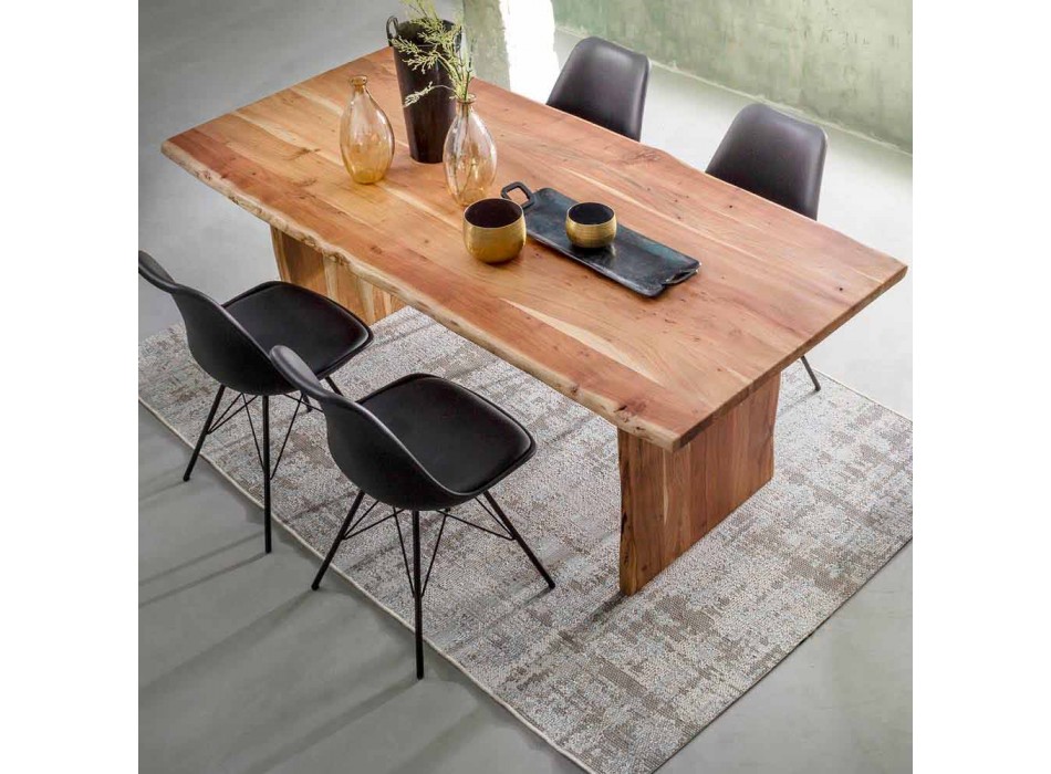 Tavolo per Sala da Pranzo Moderno in Legno di Acacia Homemotion - Pinco Viadurini