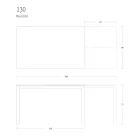 Tavolo Pranzo Allungabile 190 cm Metallo e Legno Made in Italy - Euclideo Viadurini