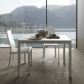Tavolo Pranzo Allungabile 190 cm Metallo e Legno Made in Italy - Euclideo