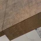 Tavolo Pranzo Allungabile a 255 cm in Plexiglass e Legno Made in Italy - Francoise Viadurini