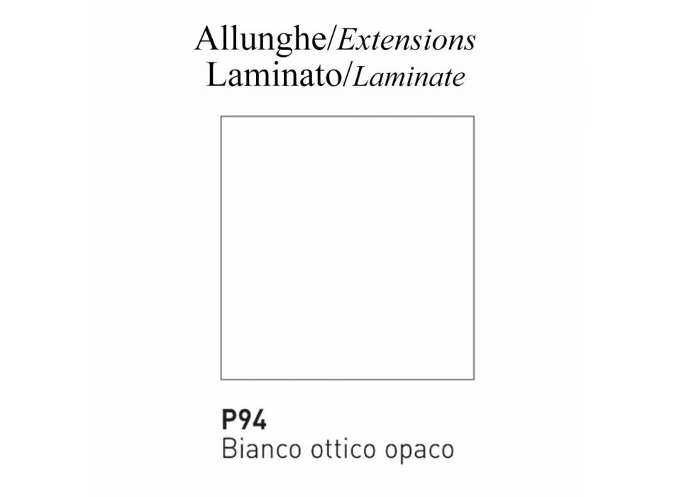 Tavolo Pranzo Allungabile a 310 cm in Ceramica Made in Italy - Connubia Dorian Viadurini