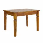 Tavolo Pranzo Allungabile Fino a 290 cm in Legno Massello Homemotion - Carbo Viadurini