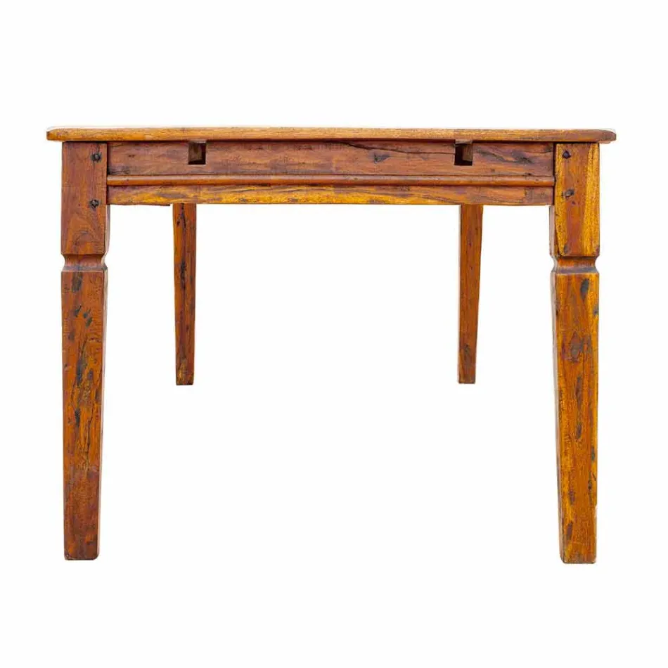 Tavolo Pranzo Allungabile Fino a 290 cm in Legno Massello Homemotion - Carbo Viadurini