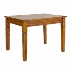 Tavolo Pranzo Allungabile Fino a 290 cm in Legno Massello Homemotion - Carbo Viadurini