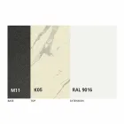 Tavolo Pranzo Allungabile Piano in Ceramica fino 2,8 m Made in Italy - Paoluccio Viadurini