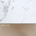 Tavolo Pranzo da Giardino in Alluminio e Hpl o Gres, Varie Finiture - Filomena Viadurini