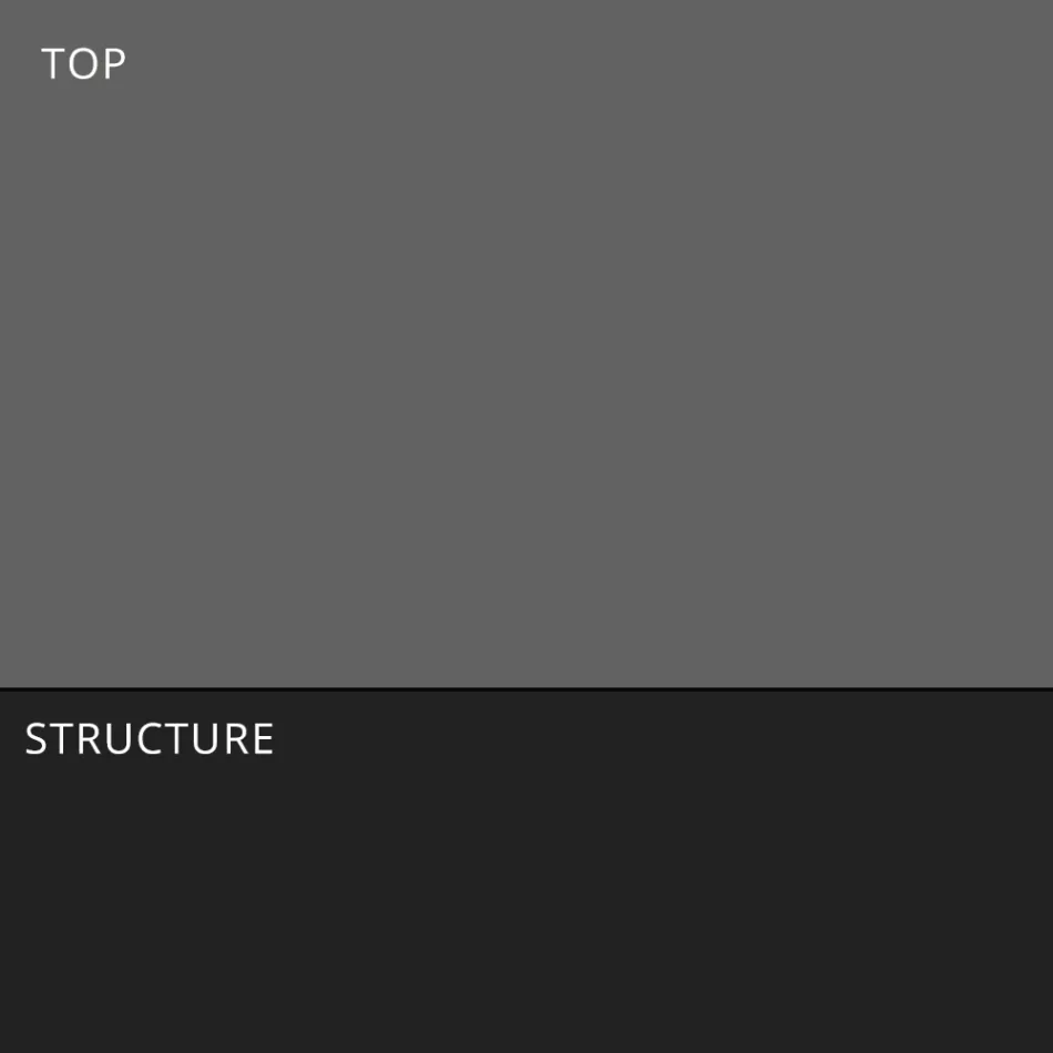 Tavolo Pranzo da Giardino in Alluminio e Hpl o Gres, Varie Finiture - Filomena Viadurini