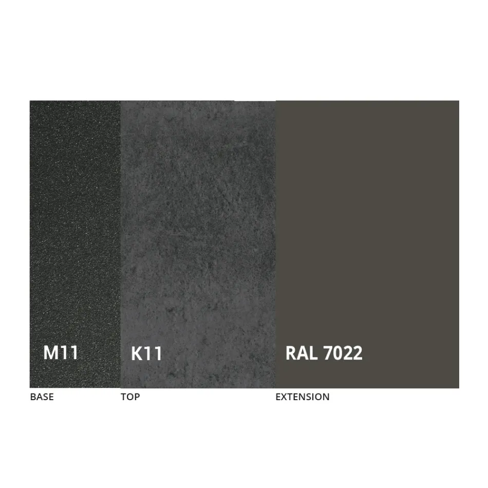 Tavolo Pranzo Rotondo con Piano Allungabile a 180 cm Made in Italy - Muschio Viadurini