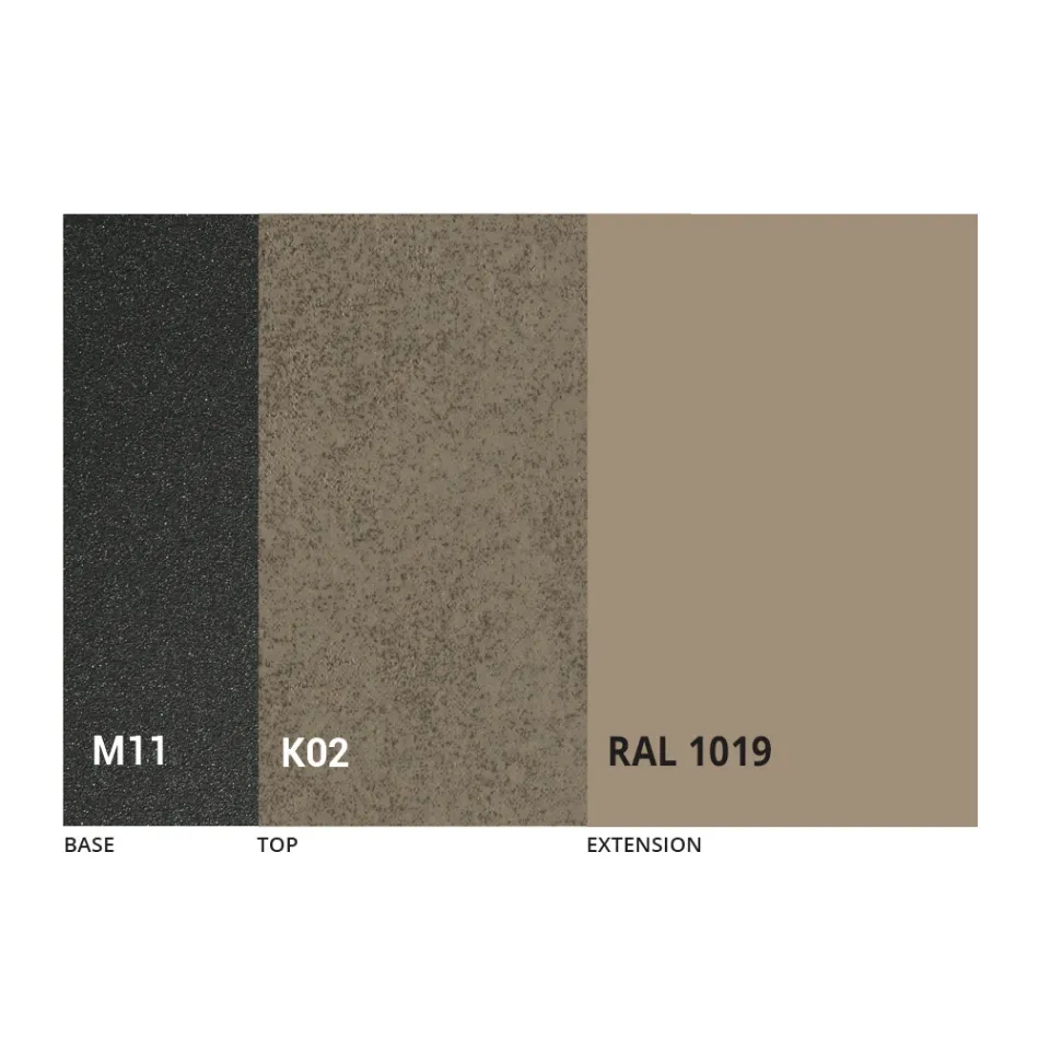 Tavolo Pranzo Rotondo con Piano Allungabile a 180 cm Made in Italy - Muschio Viadurini