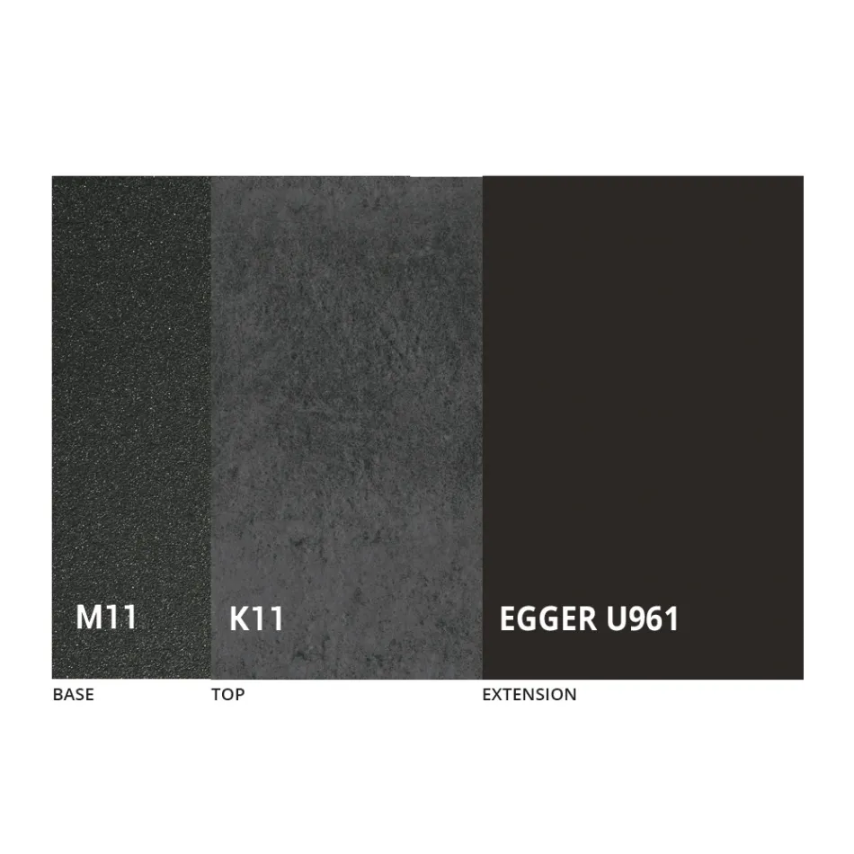 Tavolo Pranzo Tondo Allungabile a 270 cm in Ceramica Made in Italy - Muschio Viadurini