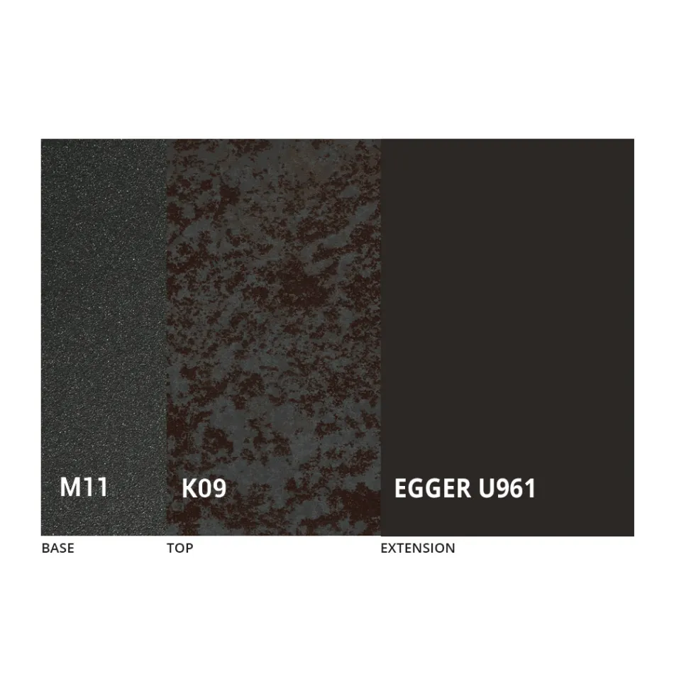 Tavolo Pranzo Tondo Allungabile a 270 cm in Ceramica Made in Italy - Muschio Viadurini