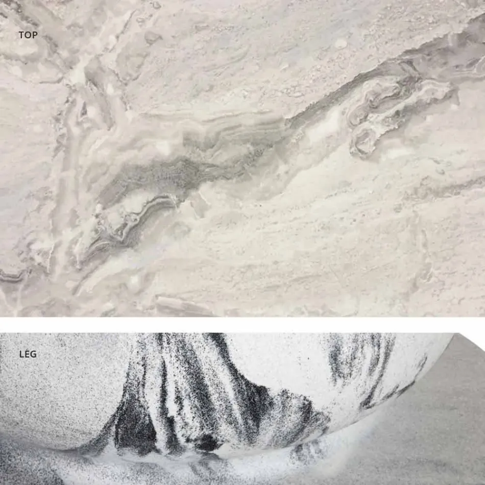 Tavolo Quadrato da Sala da Pranzo, Piano in HPL - Ottocento by Slide Viadurini