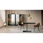 Tavolo Rettangolare Moderno in Vetro Fumè o Extrachiaro Made in Italy – Dolce Viadurini