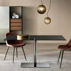 Tavolo Rettangolare Moderno in Vetro Fumè o Extrachiaro Made in Italy – Dolce Viadurini