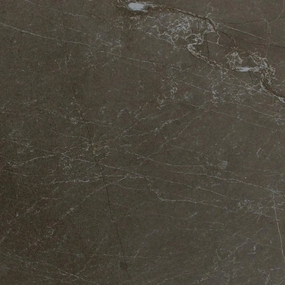 Tavolo Rotondo da Esterno in Ceramica Pulpis Brown Made in Italy - Pegaso Viadurini