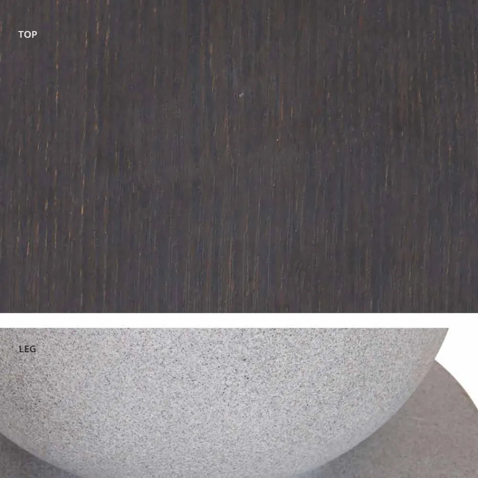 Tavolo Rotondo Design Classico,Ø140 e piano HPL - Ottocento by Slide Viadurini