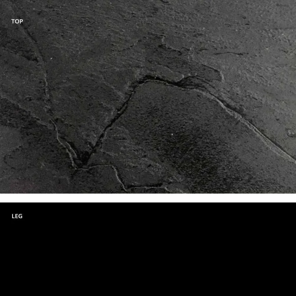 Tavolo Rotondo Design Classico,Ø140 e piano HPL - Ottocento by Slide Viadurini