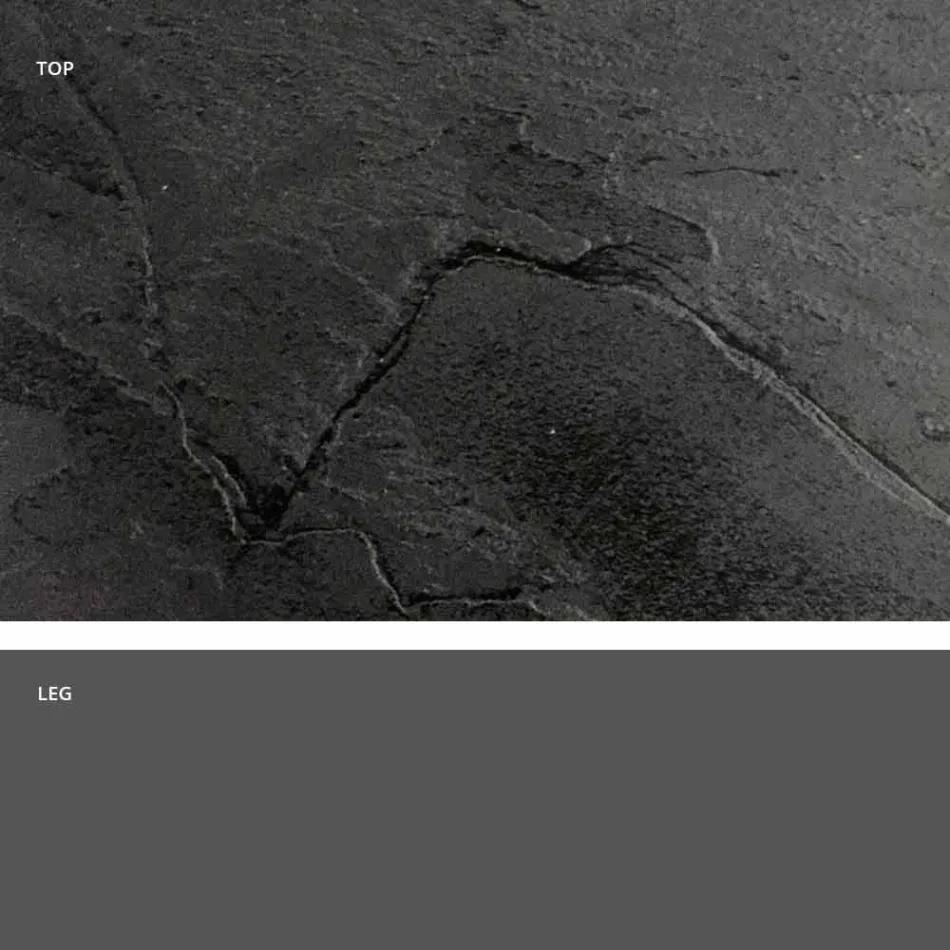 Tavolo Rotondo Design Classico,Ø140 e piano HPL - Ottocento by Slide Viadurini