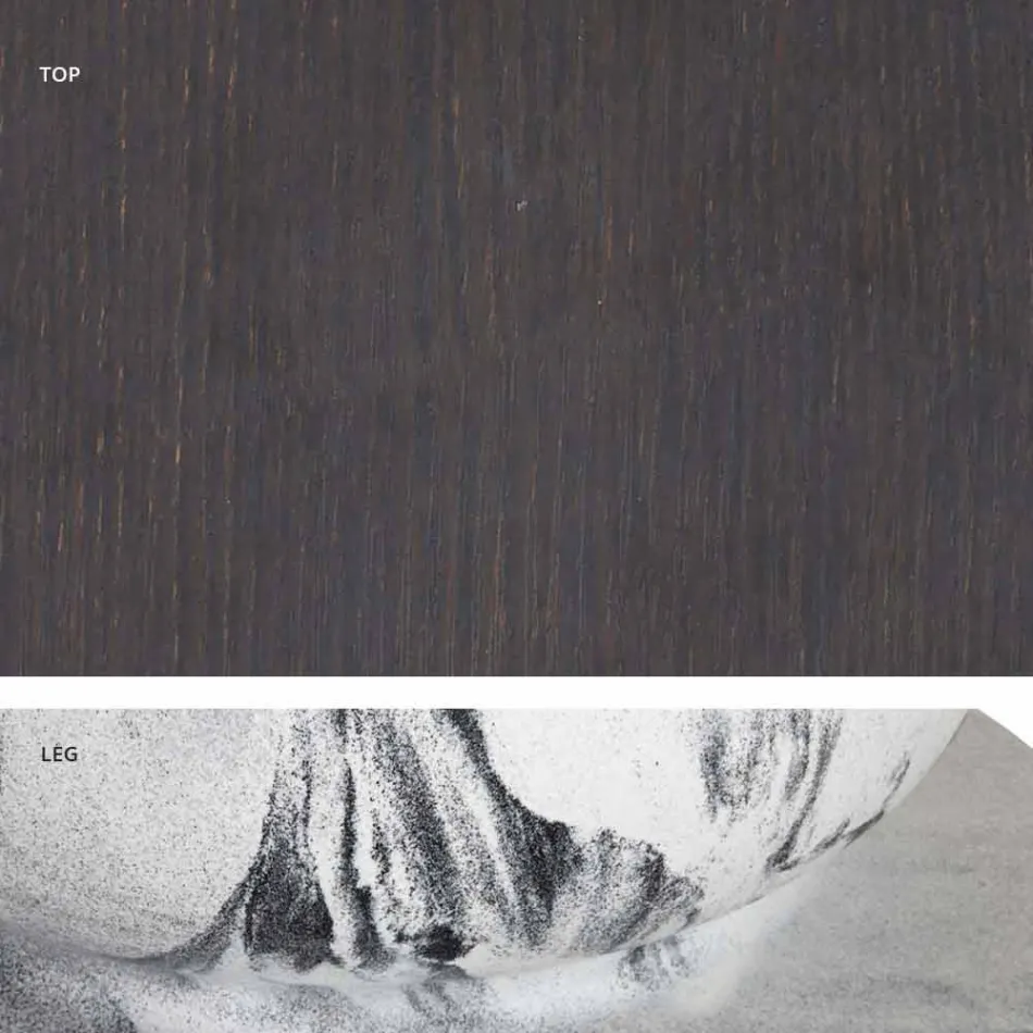 Tavolo Rotondo Design Classico,Ø140 e piano HPL - Ottocento by Slide Viadurini