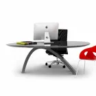 Tavolo / scrivania da ufficio di design Jatz II made in Italy  Viadurini