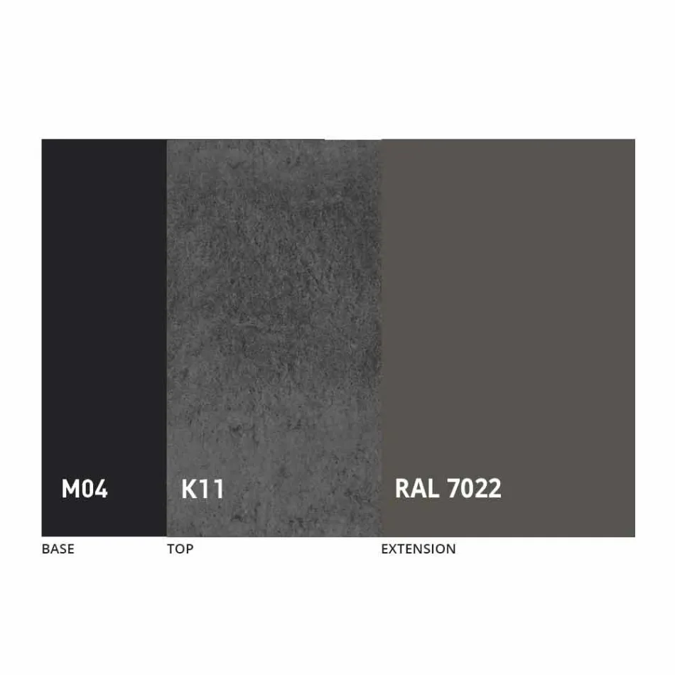 Tavolo Tondo da Pranzo Allungabile a 165 cm con Piano in Ceramica - Pistolero Viadurini