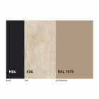 Tavolo Tondo da Pranzo Allungabile a 165 cm con Piano in Ceramica - Pistolero Viadurini